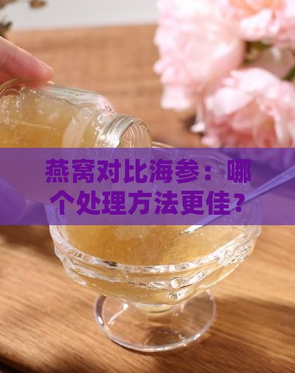燕窝对比海参：哪个处理方法更佳？