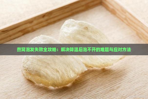 燕窝泡发失败全攻略：解决降温后泡不开的难题与应对方法