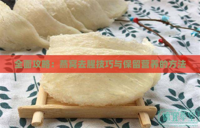 全面攻略：燕窝去腥技巧与保留营养的方法