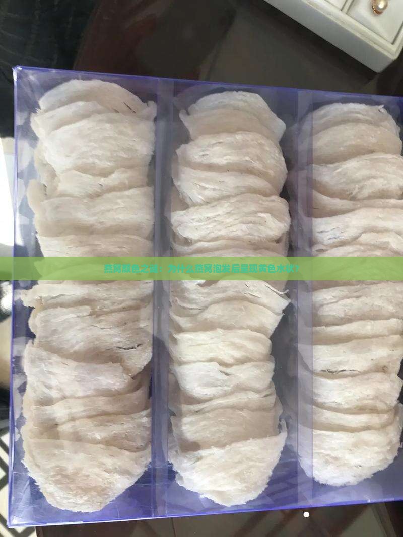 燕窝颜色之谜：为什么燕窝泡发后呈现黄色水状？