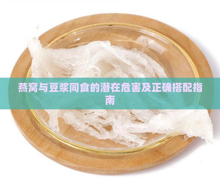 燕窝与豆浆同食的潜在危害及正确搭配指南