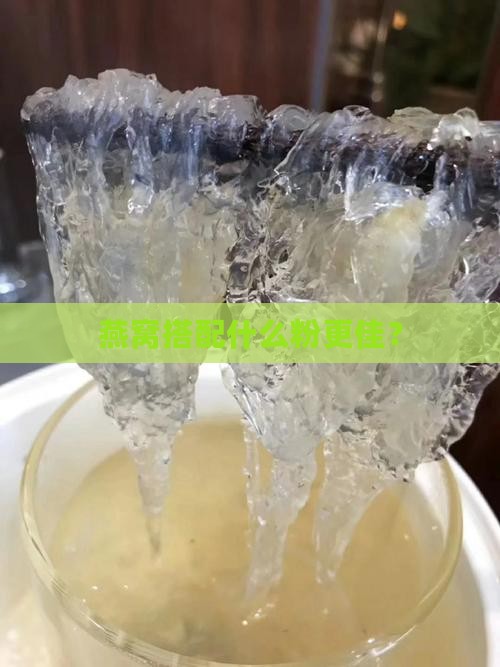 燕窝搭配什么粉更佳？