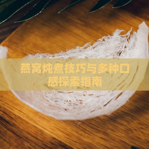 燕窝炖煮技巧与多种口感探索指南