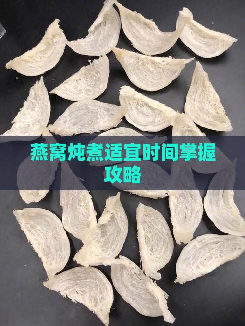燕窝炖煮适宜时间掌握攻略