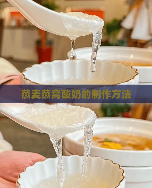 燕麦燕窝酸奶的制作方法