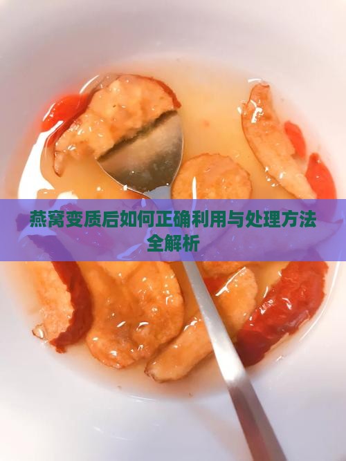 燕窝变质后如何正确利用与处理方法全解析