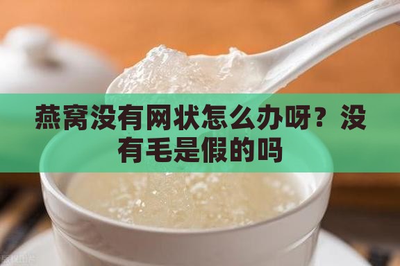 燕窝没有网状怎么办呀？没有毛是假的吗