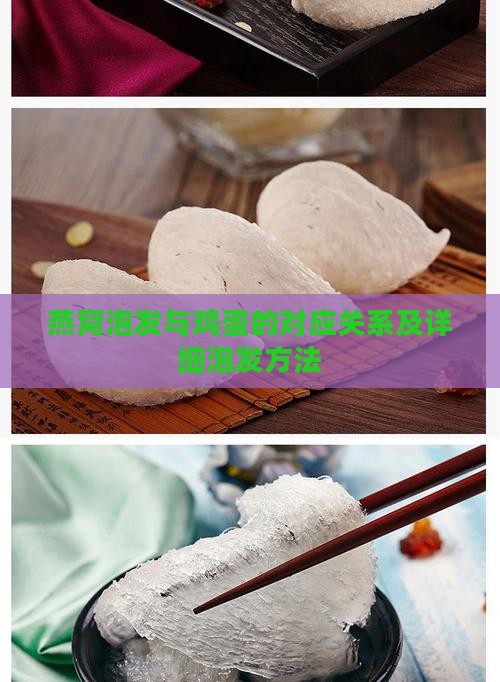 燕窝泡发与鸡蛋的对应关系及详细泡发方法