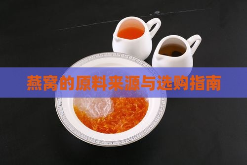 燕窝的原料来源与选购指南