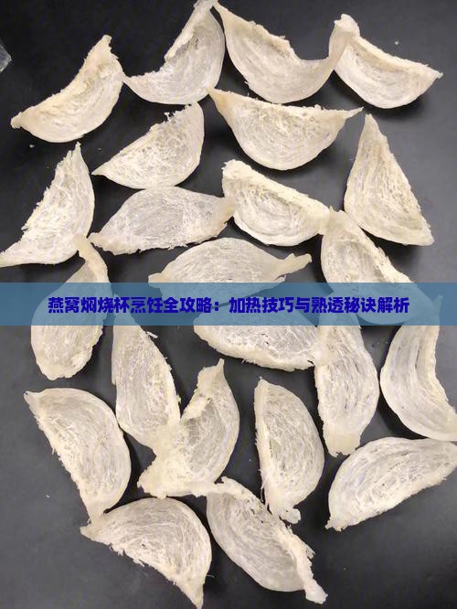 燕窝焖烧杯烹饪全攻略：加热技巧与熟透秘诀解析