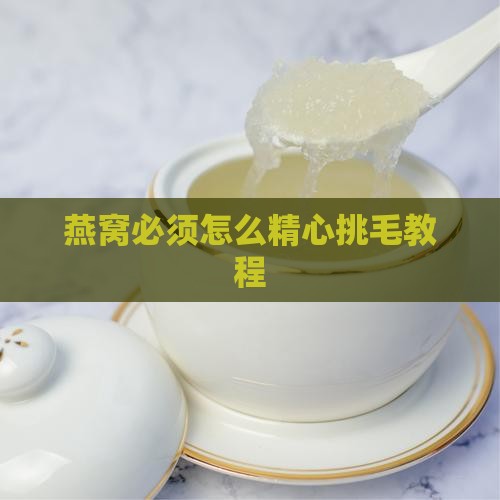 燕窝必须怎么精心挑毛教程