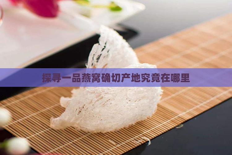 探寻一品燕窝确切产地究竟在哪里