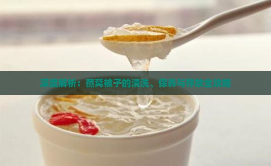 深度解析：燕窝被子的清洗、保养与存放全攻略