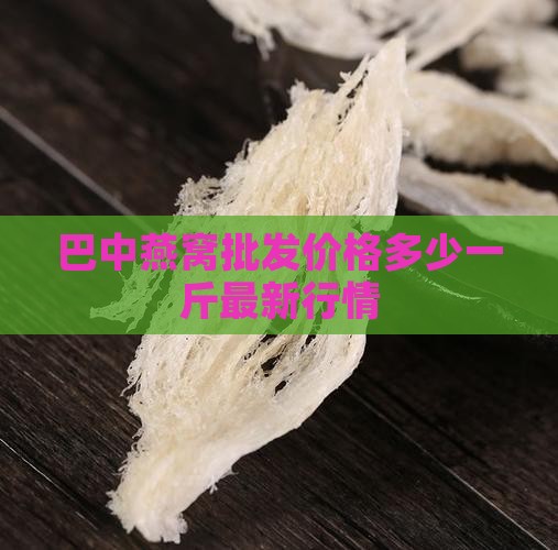 巴中燕窝批发价格多少一斤最新行情