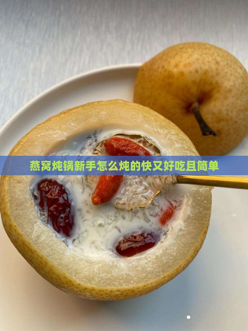 燕窝炖锅新手怎么炖的快又好吃且简单