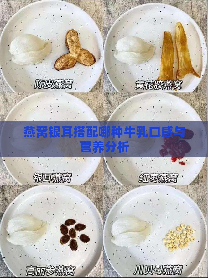 燕窝银耳搭配哪种牛乳口感与营养分析