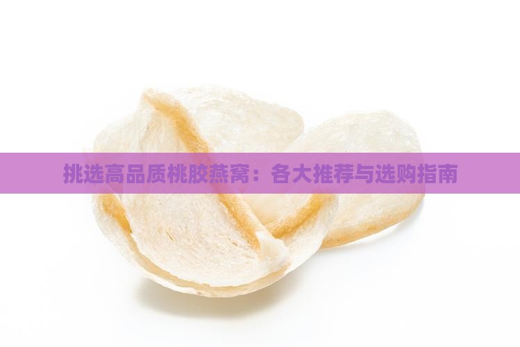挑选高品质桃胶燕窝：各大推荐与选购指南