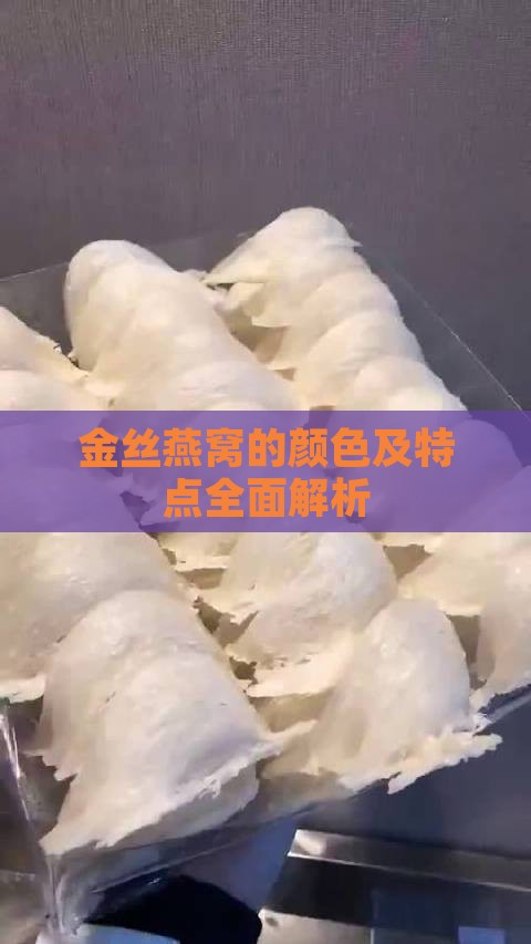 金丝燕窝的颜色及特点全面解析