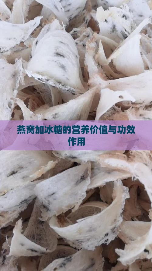 燕窝加冰糖的营养价值与功效作用