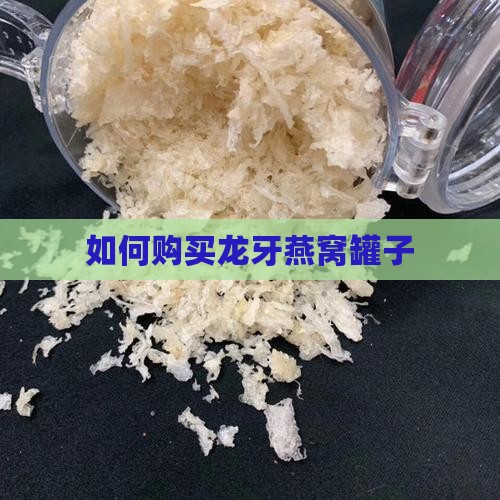 如何购买龙牙燕窝罐子