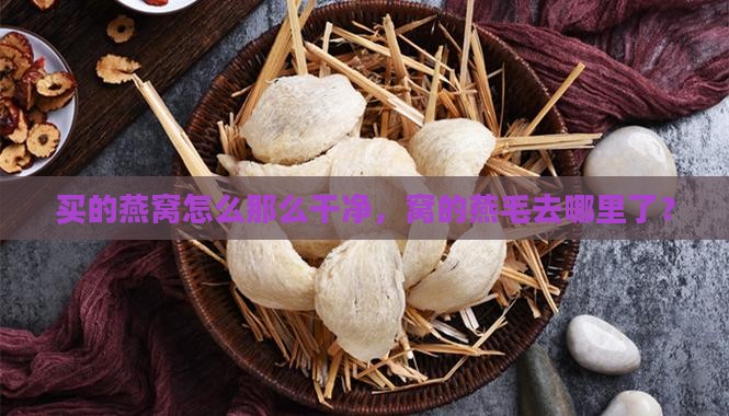 买的燕窝怎么那么干净，窝的燕毛去哪里了？