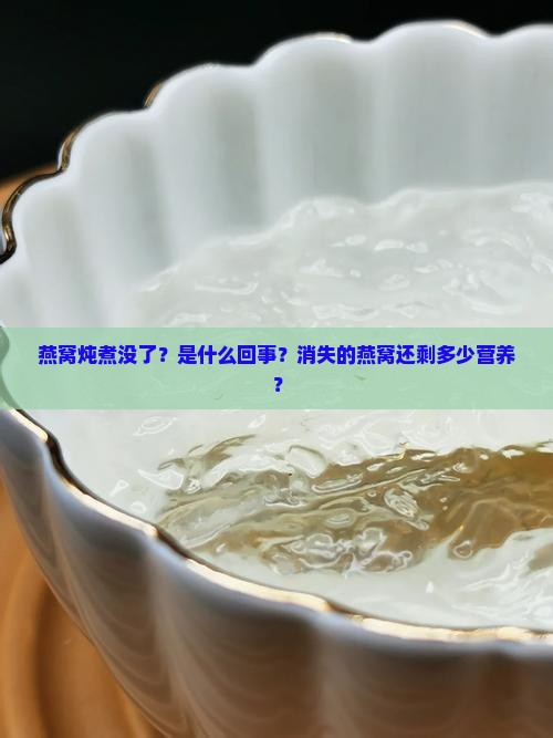 燕窝炖煮没了？是什么回事？消失的燕窝还剩多少营养？
