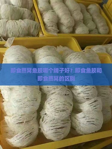 即食燕窝鱼胶哪个牌子好？即食鱼胶和即食燕窝的区别