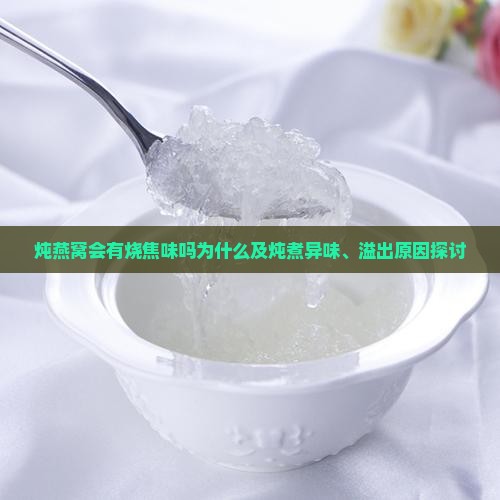 炖燕窝会有烧焦味吗为什么及炖煮异味、溢出原因探讨