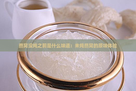 燕窝没炖之前是什么味道：未炖燕窝的原味体验