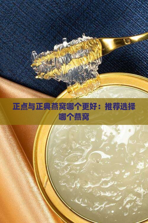 正点与正典燕窝哪个更好：推荐选择哪个燕窝