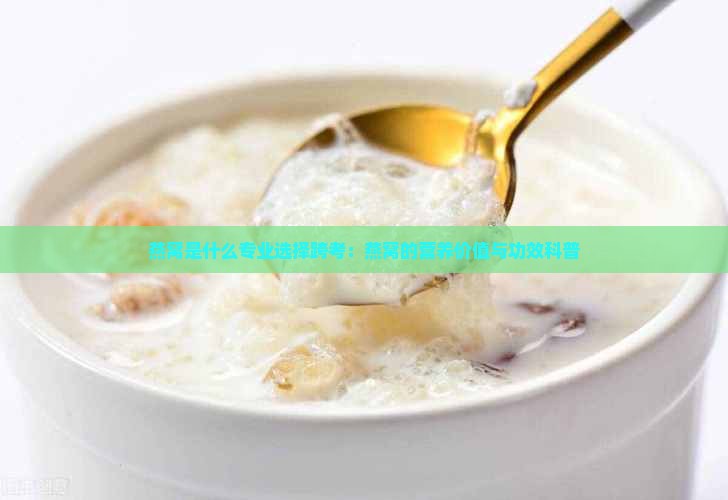 燕窝是什么专业选择跨考：燕窝的营养价值与功效科普