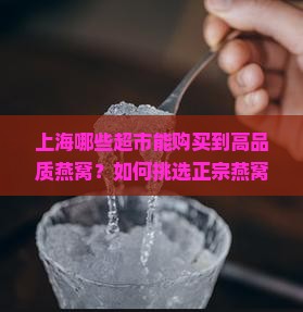上海哪些超市能购买到高品质燕窝？如何挑选正宗燕窝避免踩雷？