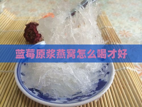蓝莓原浆燕窝怎么喝才好