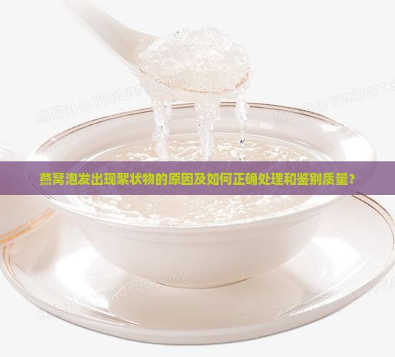 燕窝泡发出现絮状物的原因及如何正确处理和鉴别质量？