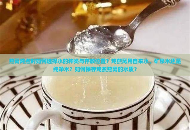 燕窝炖煮时如何选择水的种类与存放位置？炖燕窝用自来水、矿泉水还是纯净水？如何保存炖煮燕窝的水质？