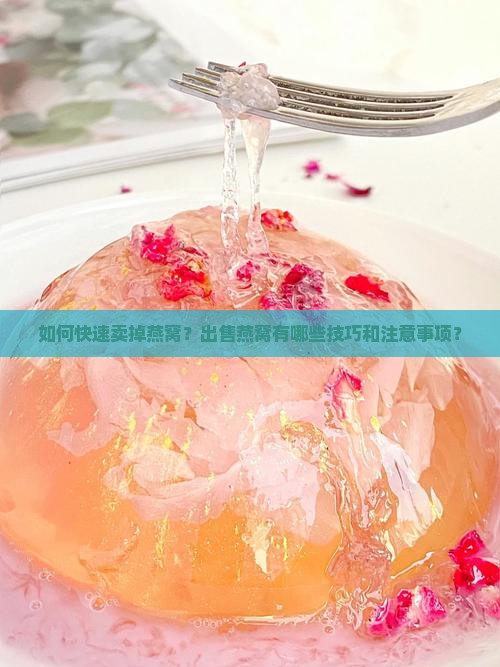 如何快速卖掉燕窝？出售燕窝有哪些技巧和注意事项？