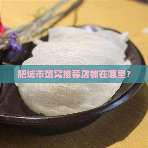 肥城市燕窝推荐店铺在哪里？