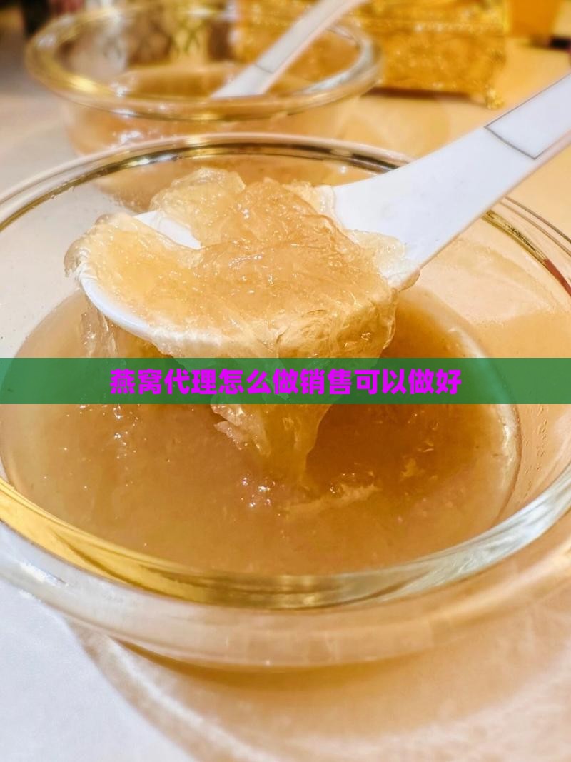 燕窝代理怎么做销售可以做好
