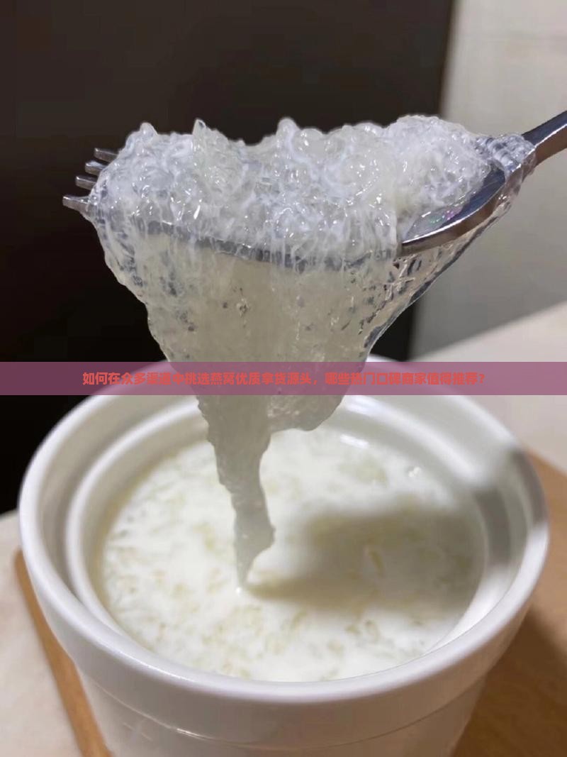 如何在众多渠道中挑选燕窝优质拿货源头，哪些热门口碑商家值得推荐？