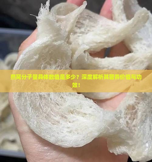 燕窝分子量具体数值是多少？深度解析其营养价值与功效！