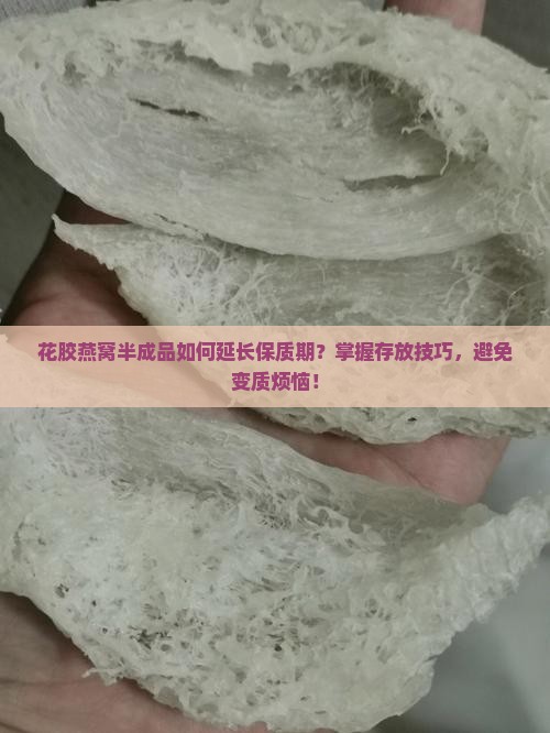 花胶燕窝半成品如何延长保质期？掌握存放技巧，避免变质烦恼！