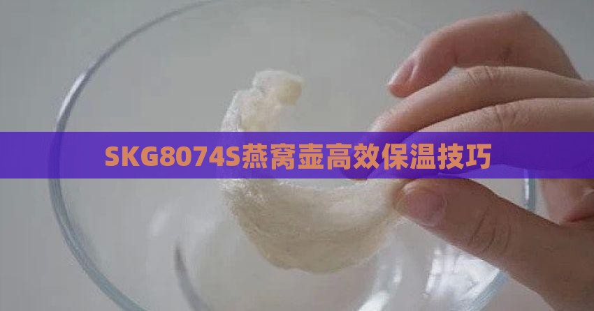 SKG8074S燕窝壶高效保温技巧