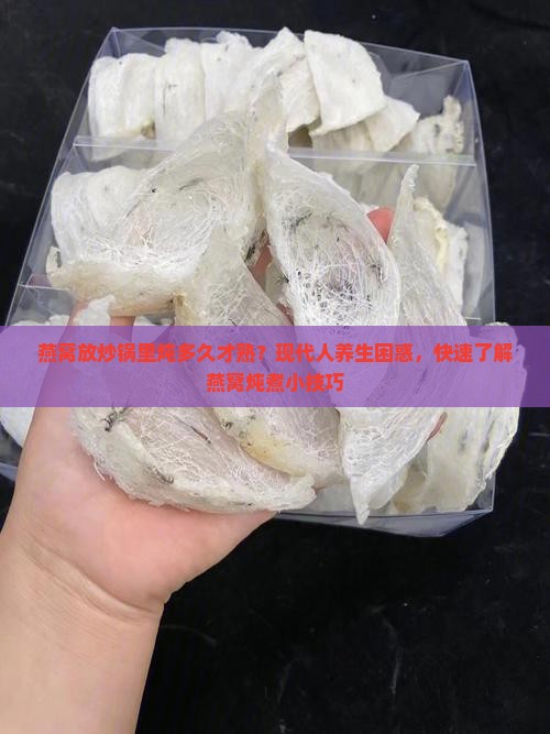 燕窝放炒锅里炖多久才熟？现代人养生困惑，快速了解燕窝炖煮小技巧
