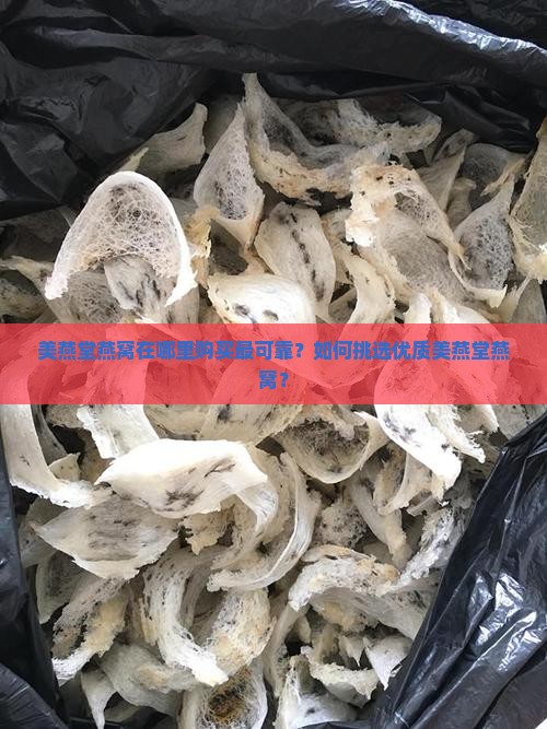 美燕堂燕窝在哪里购买最可靠？如何挑选优质美燕堂燕窝？