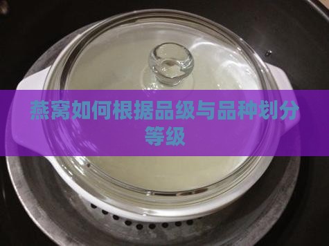 燕窝如何根据品级与品种划分等级