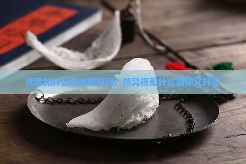 燕窝加什么炖比较好吗？燕窝搭配什么润肺又好吃