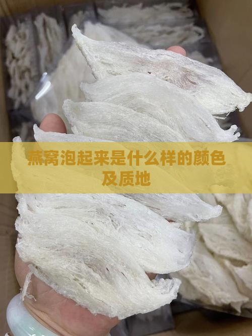 燕窝泡起来是什么样的颜色及质地