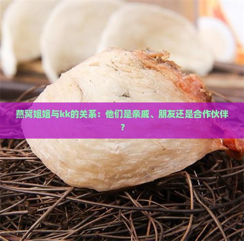 燕窝姐姐与kk的关系：他们是亲戚、朋友还是合作伙伴？