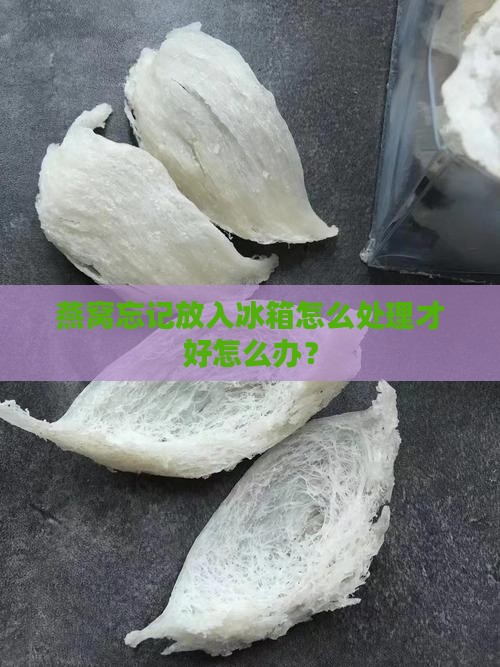 燕窝忘记放入冰箱怎么处理才好怎么办？