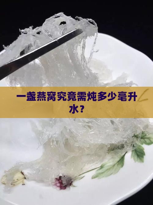 一盏燕窝究竟需炖多少毫升水？